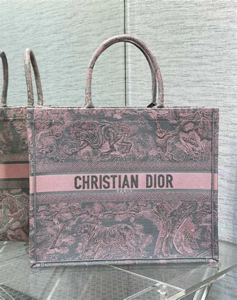 christian dior pink tote bag dupe